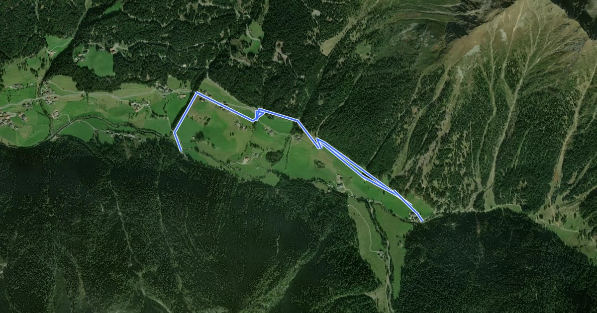 Маршрут Waltner Rundweg 18 на спутниковом снимке