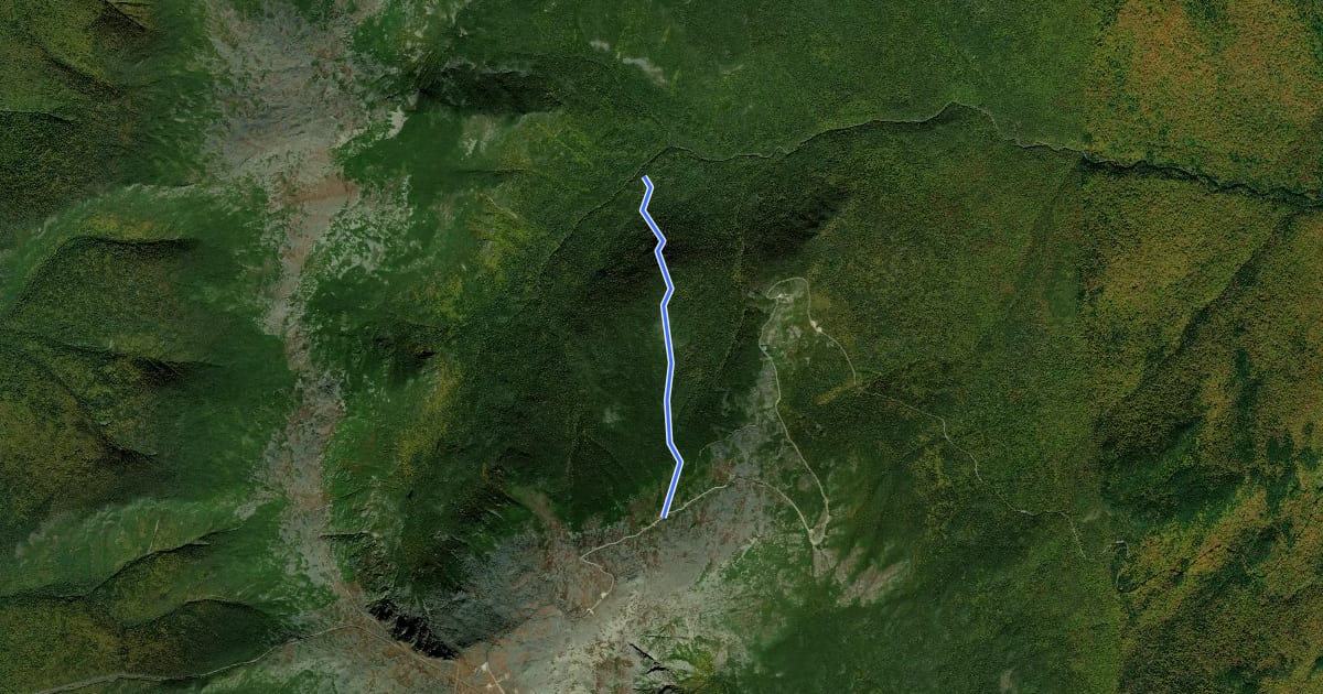 Маршрут Wamsutta Trail на спутниковом снимке