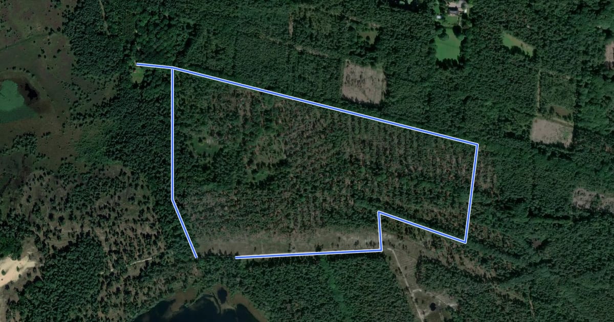 Маршрут Wandelpad Eik на спутниковом снимке