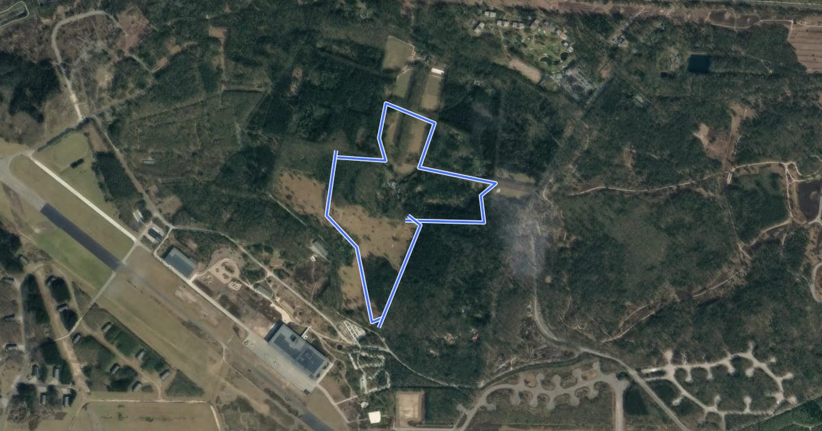 Маршрут Wandelroute De Paltz на спутниковом снимке