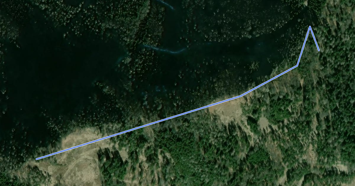 Маршрут Wanderweg 10a на спутниковом снимке