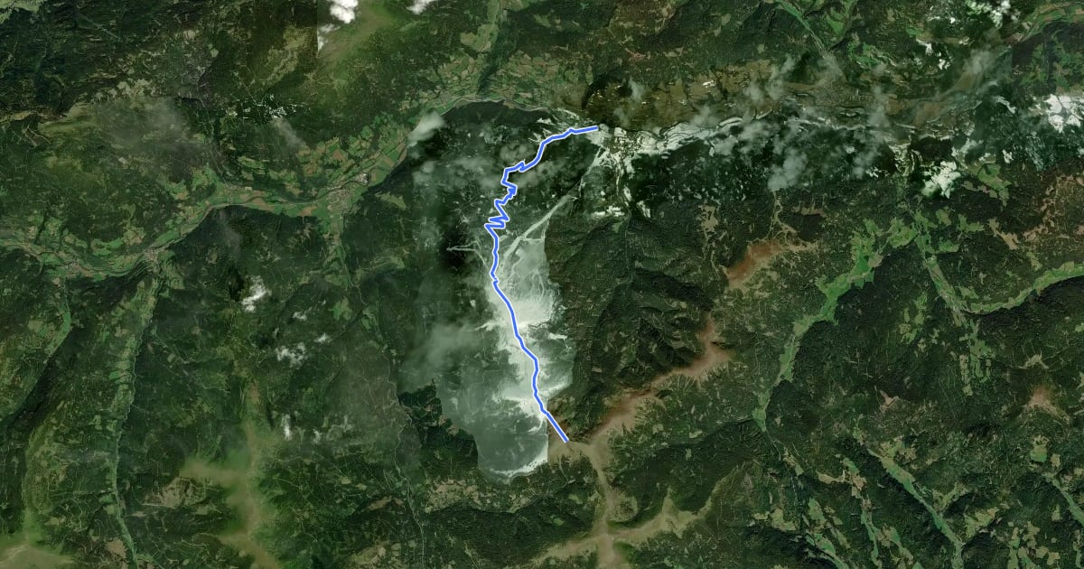 Маршрут Wanderweg 131 Kreischberg-Prankerhöhe на спутниковом снимке