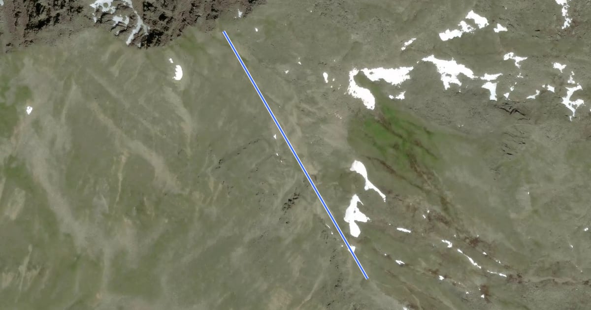 Маршрут Wanderweg 144A на спутниковом снимке