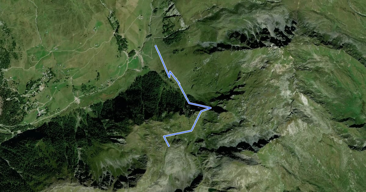 Маршрут Wanderweg 149 на спутниковом снимке