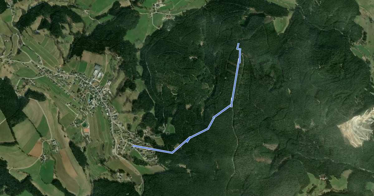 Маршрут Wanderweg 2 - Bildstockpromenade на спутниковом снимке