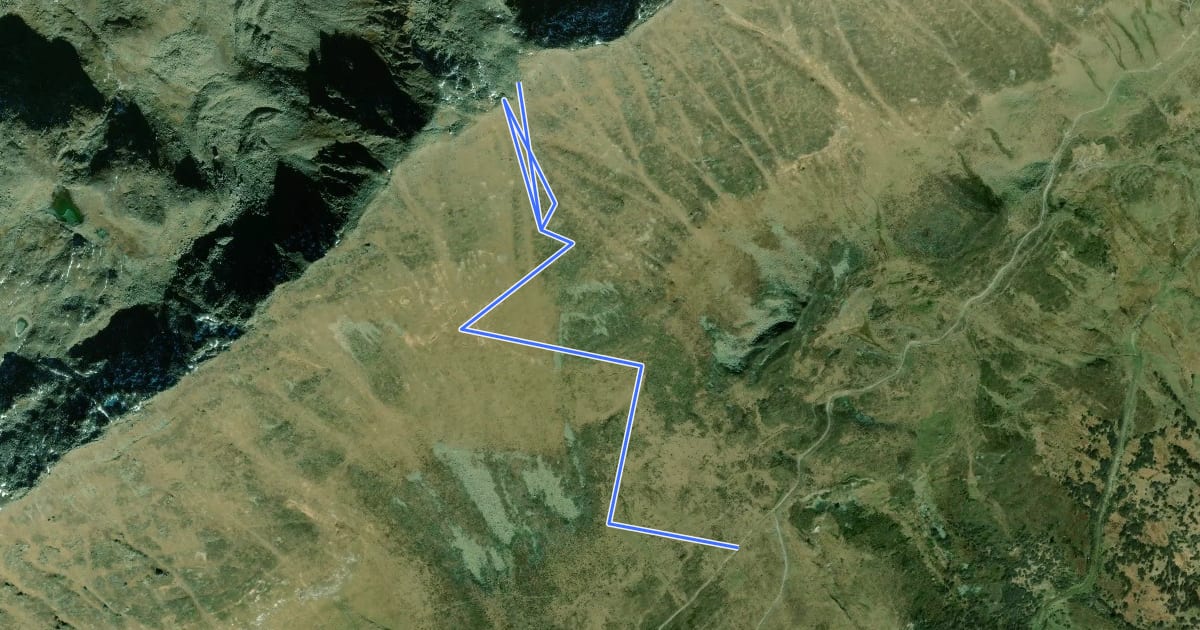 Маршрут Wanderweg 20A на спутниковом снимке