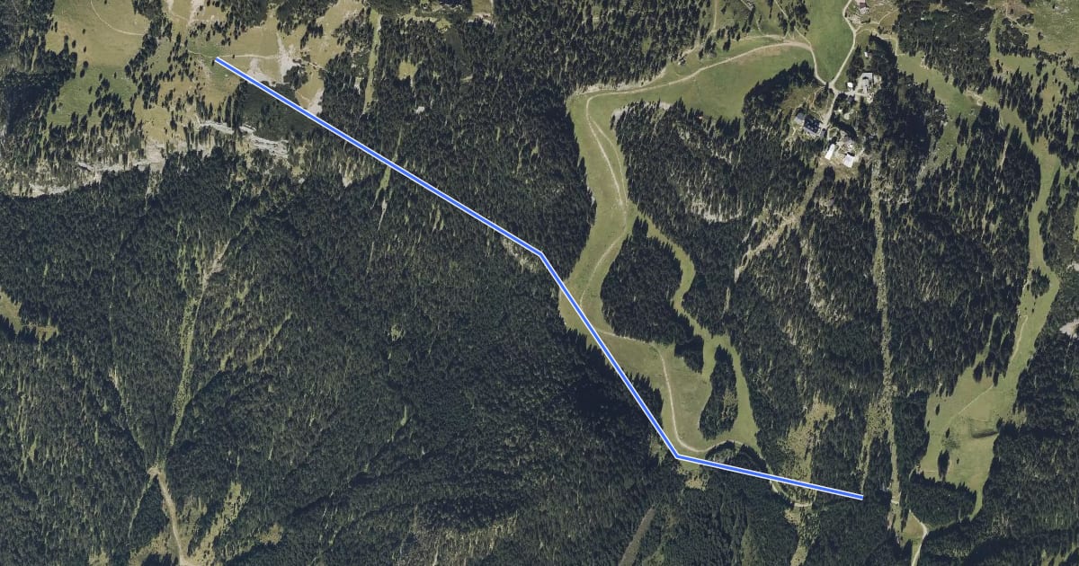 Маршрут Wanderweg 24 на спутниковом снимке