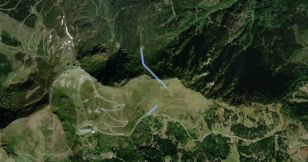 Маршрут Wanderweg 275 на спутниковом снимке