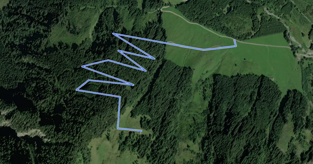 Маршрут Wanderweg 2G на спутниковом снимке