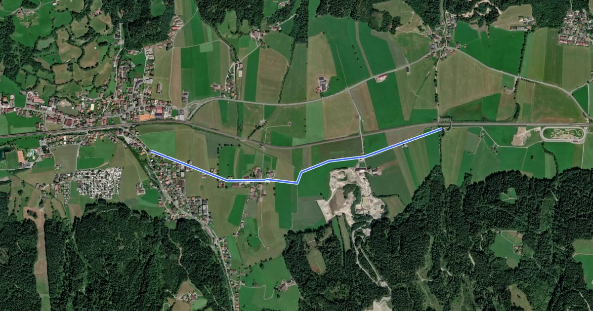 Маршрут Wanderweg 3 - Brixen на спутниковом снимке