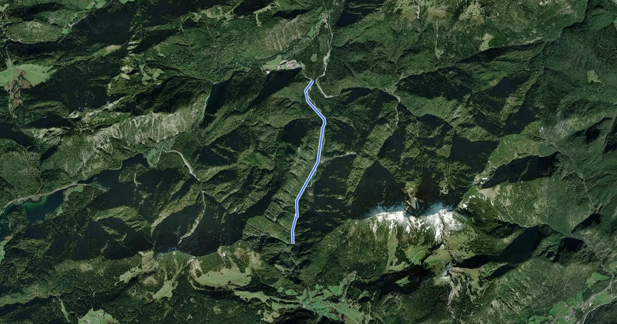 Маршрут Wanderweg 30 (Laubau - Staubfall) на спутниковом снимке