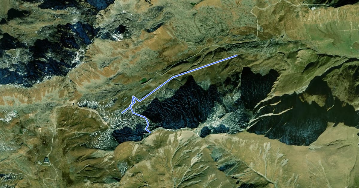 Маршрут Wanderweg 31 на спутниковом снимке