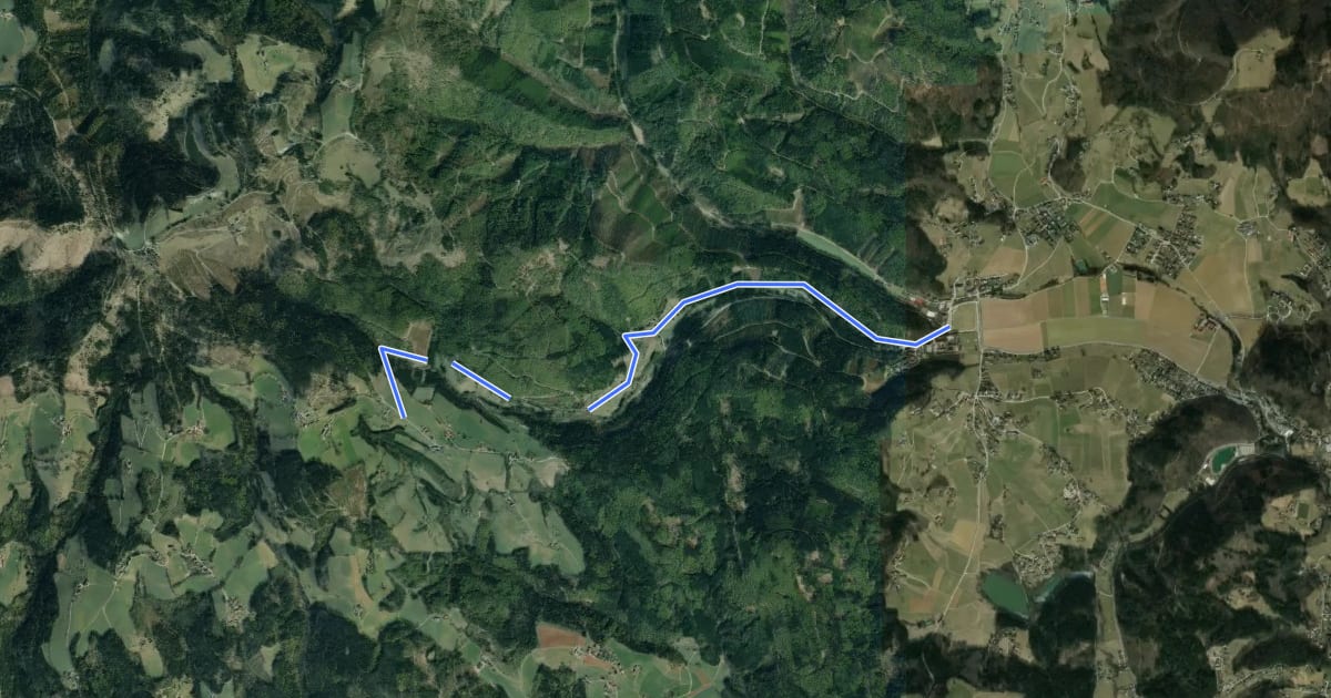 Маршрут Wanderweg 31, Sonnseitenweg на спутниковом снимке