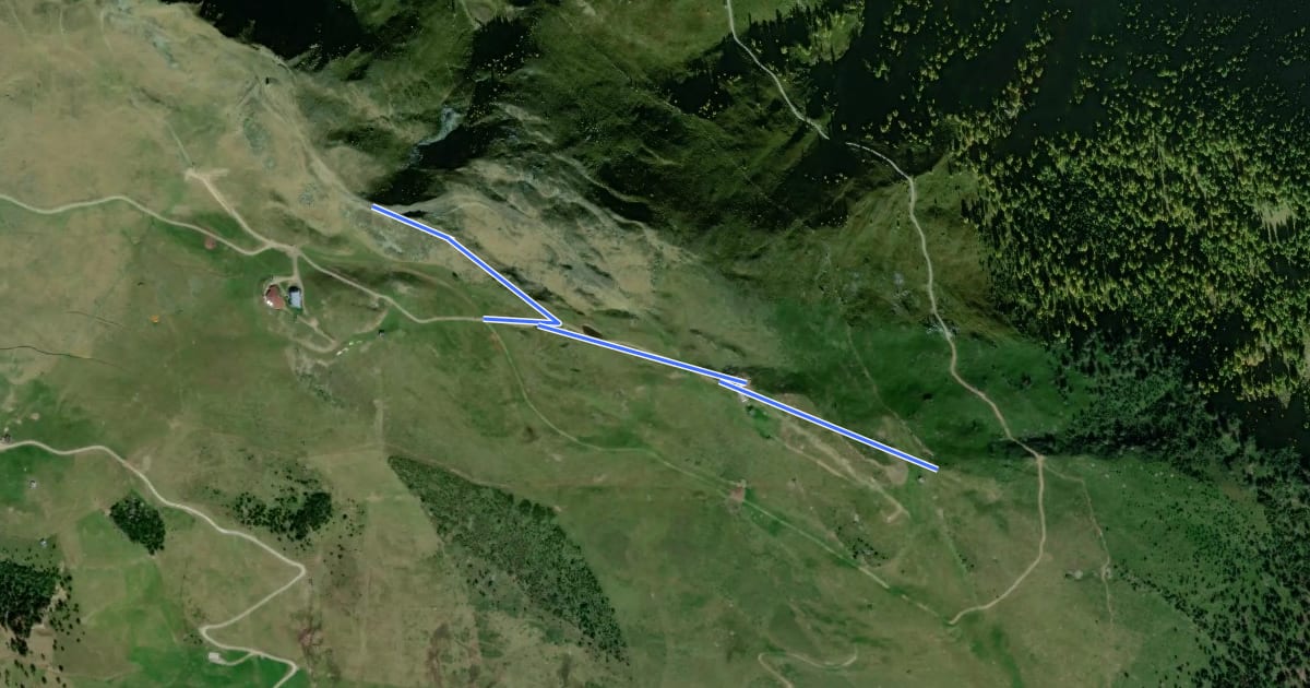 Маршрут Wanderweg 31B на спутниковом снимке