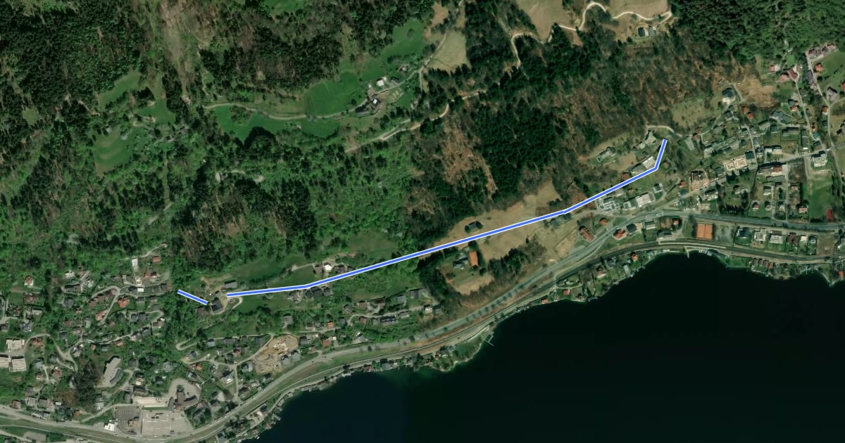 Маршрут Wanderweg 35 на спутниковом снимке