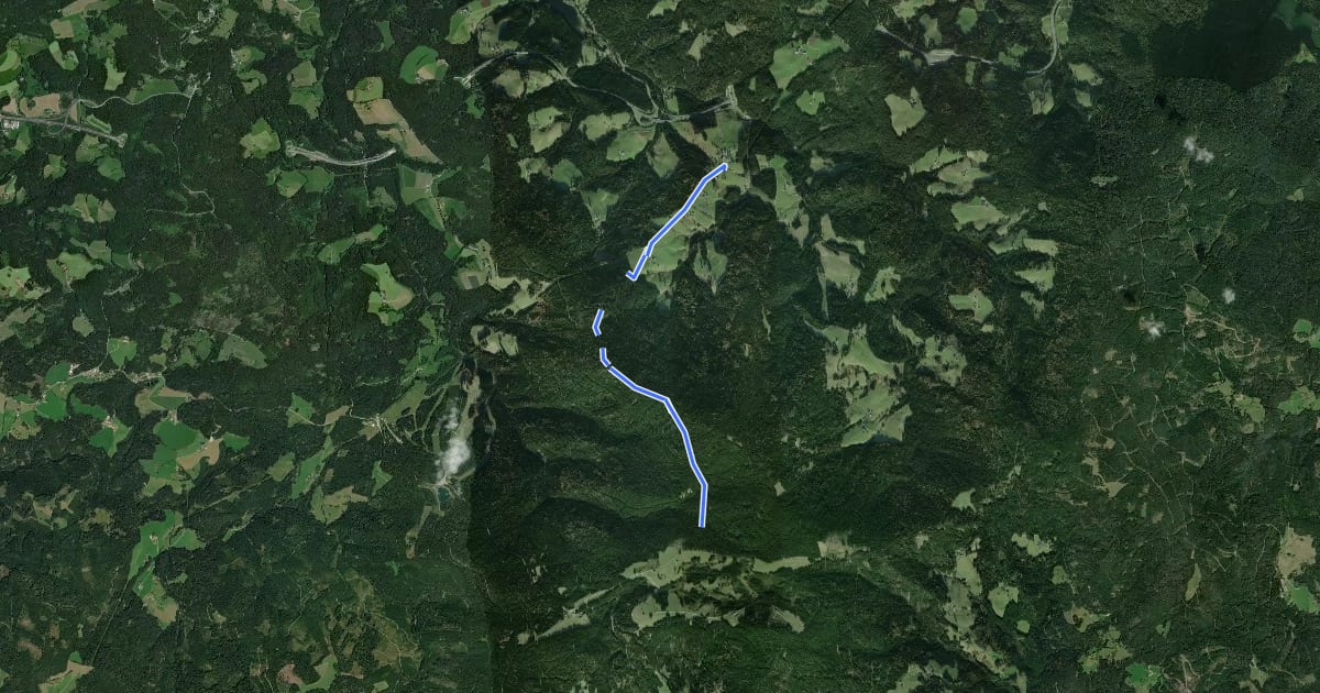 Маршрут Wanderweg 35 на спутниковом снимке