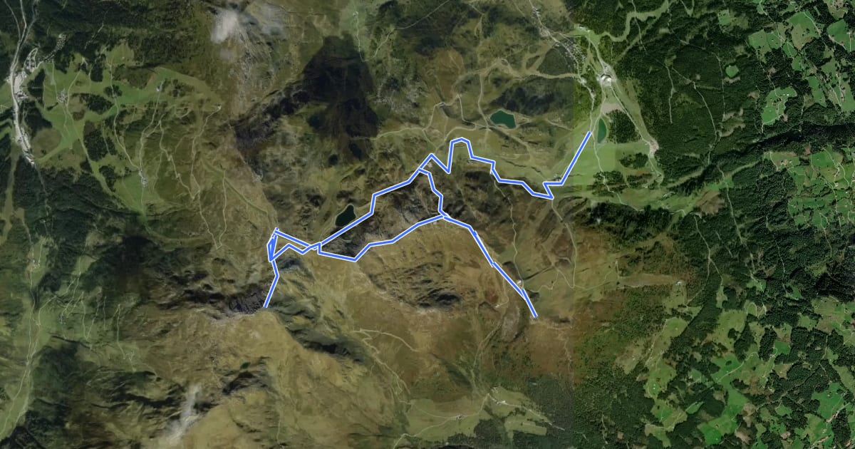 Маршрут Wanderweg 35 - Kaltenbach на спутниковом снимке