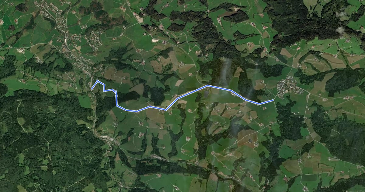Маршрут Wanderweg 360 на спутниковом снимке