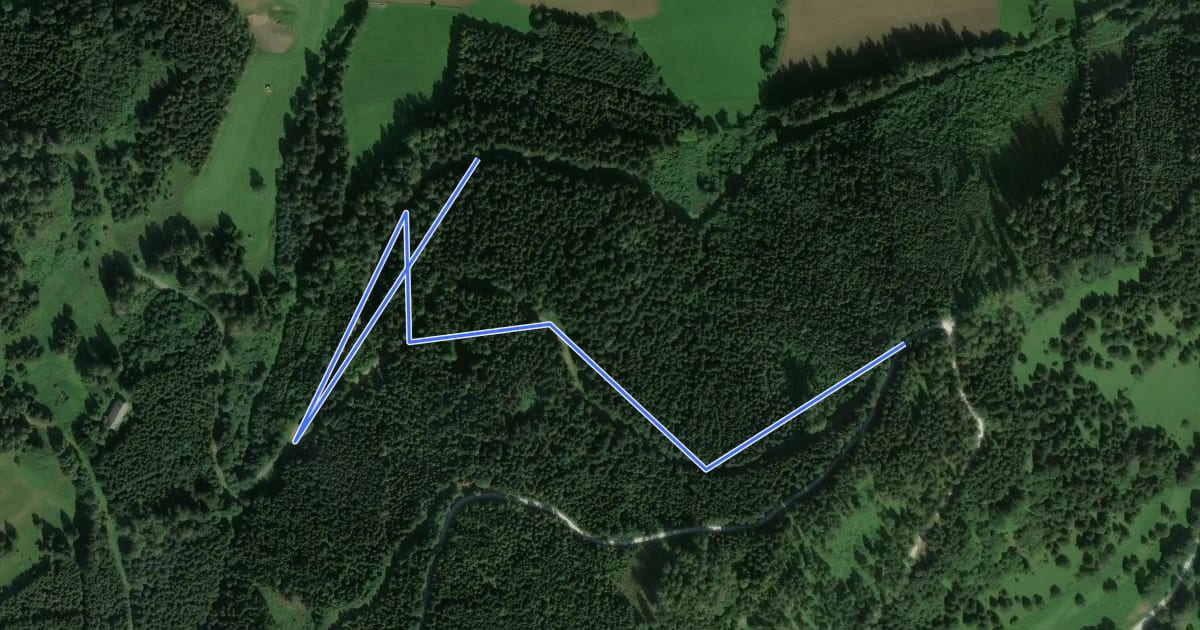 Маршрут Wanderweg 3c на спутниковом снимке