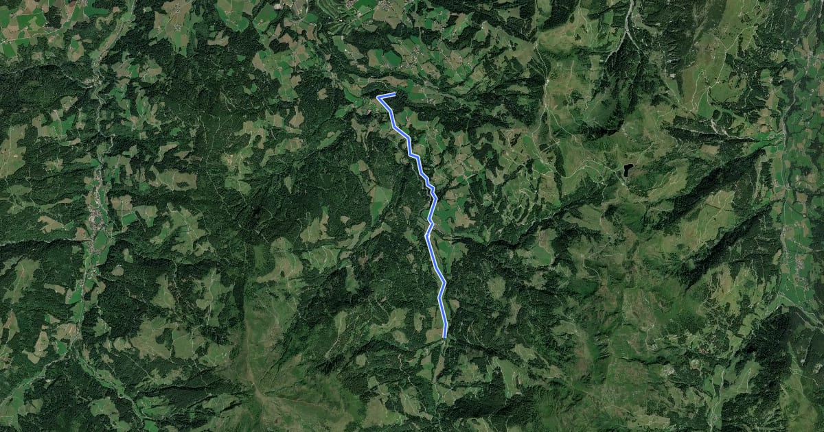Маршрут Wanderweg 4 - Brixen на спутниковом снимке