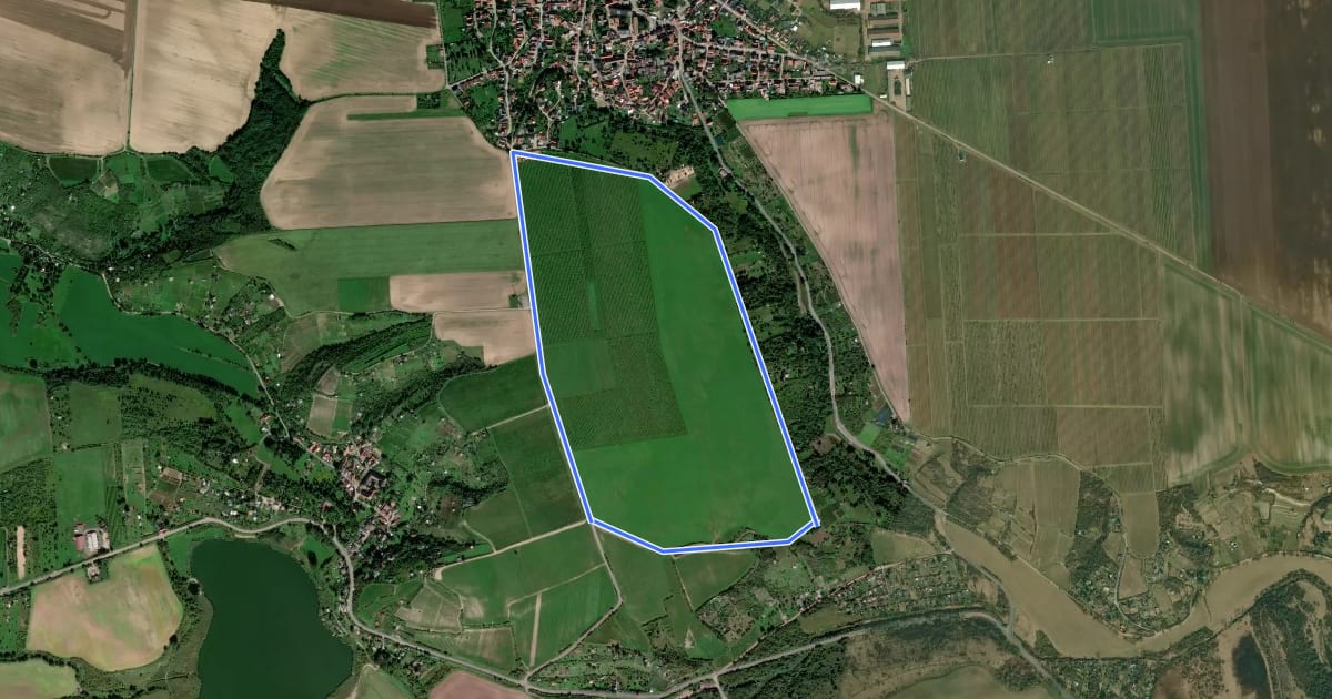 Маршрут Wanderweg 4 Höhnstedt на спутниковом снимке