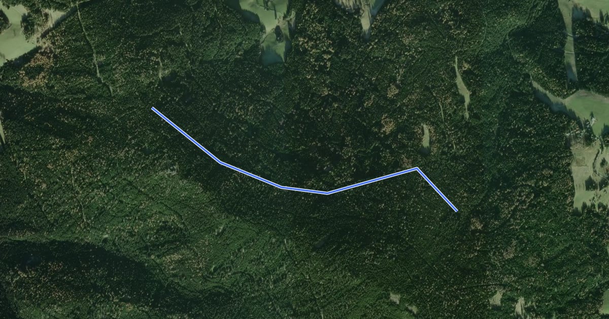 Маршрут Wanderweg 40 на спутниковом снимке