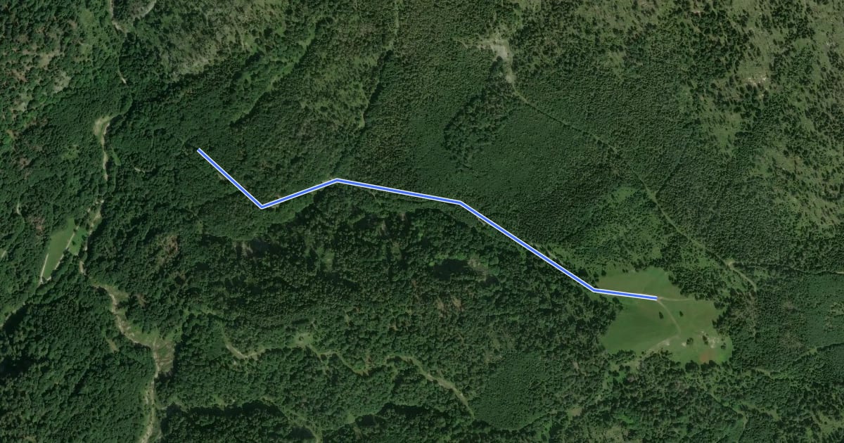 Маршрут Wanderweg 41 на спутниковом снимке
