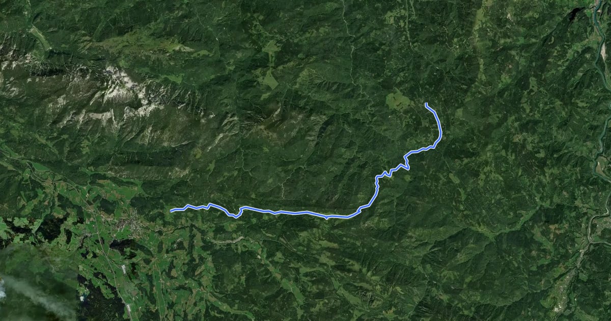 Маршрут Wanderweg 475 на спутниковом снимке