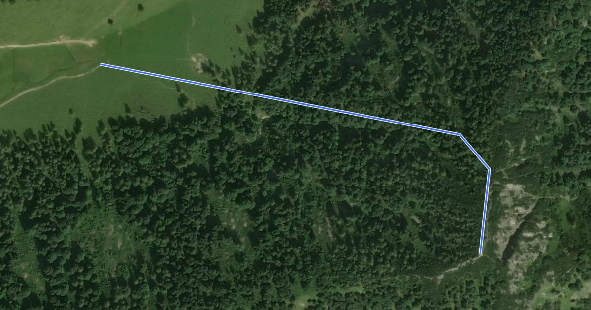 Маршрут Wanderweg 475a на спутниковом снимке