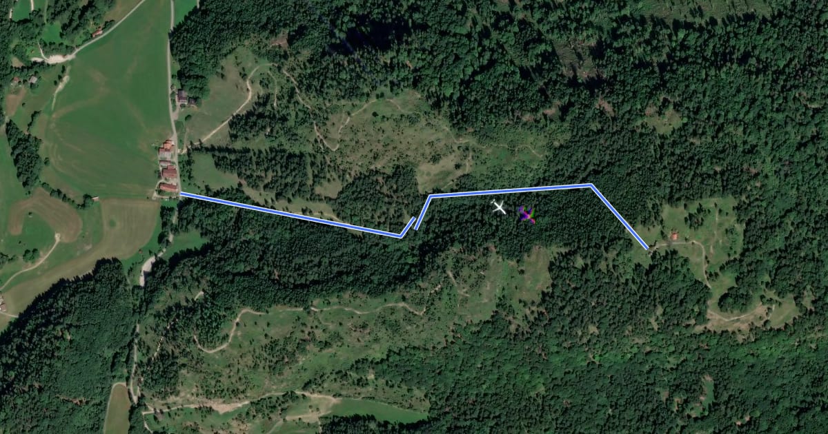 Маршрут Wanderweg 4d - Oberaudorf на спутниковом снимке