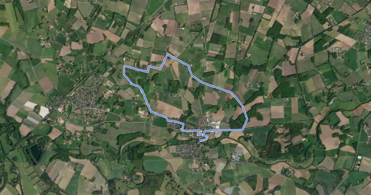 Маршрут Wanderweg 5 на спутниковом снимке