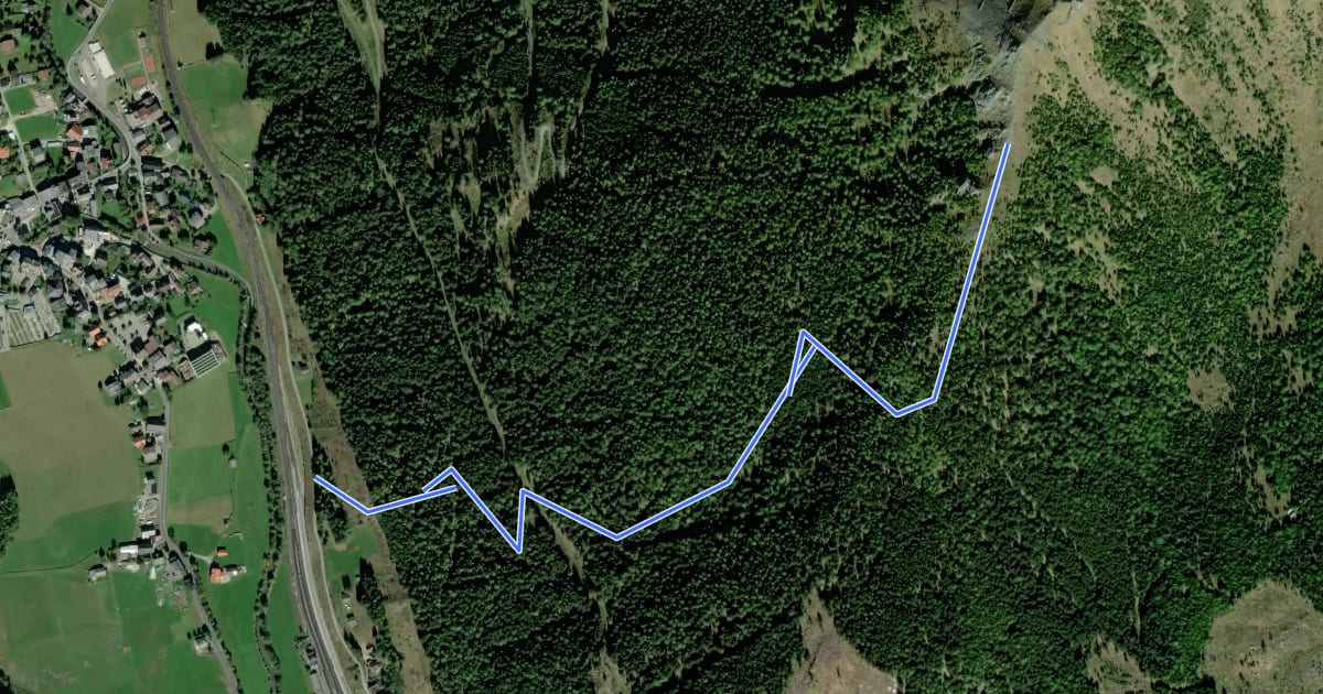 Маршрут Wanderweg 522 Auernig на спутниковом снимке