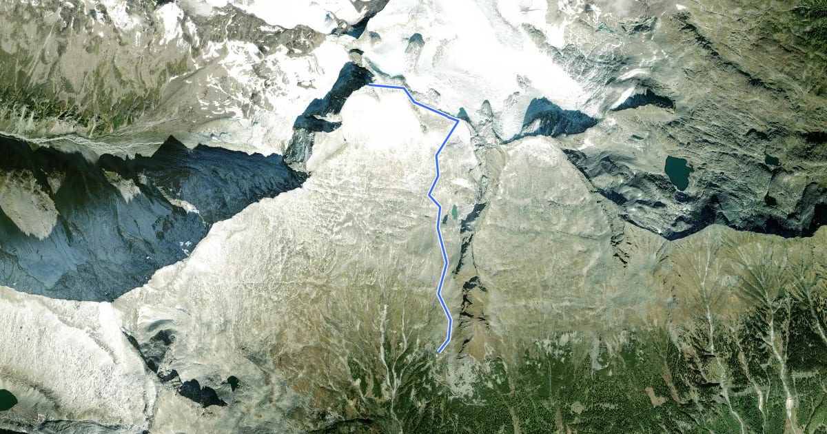 Маршрут Wanderweg 536: Rudolstädter Weg на спутниковом снимке