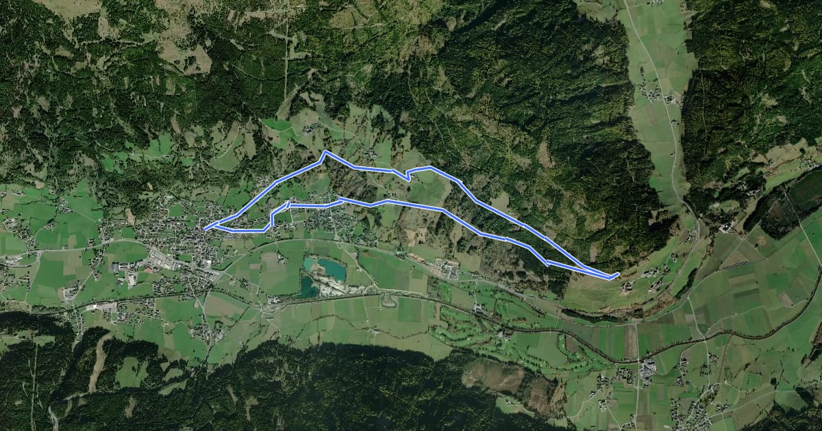 Маршрут Wanderweg 56, Martiniberg Rundwanderweg на спутниковом снимке