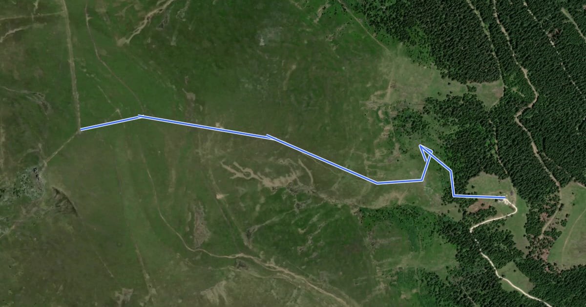 Маршрут Wanderweg 5d на спутниковом снимке