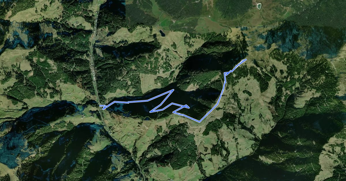 Маршрут Wanderweg 60 на спутниковом снимке