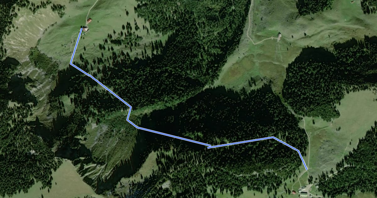 Маршрут Wanderweg 627 - Schliersee/Spitzingsee на спутниковом снимке