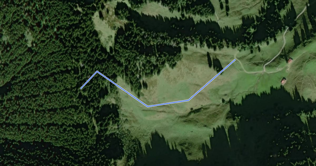 Маршрут Wanderweg 635b Spitzingsee на спутниковом снимке
