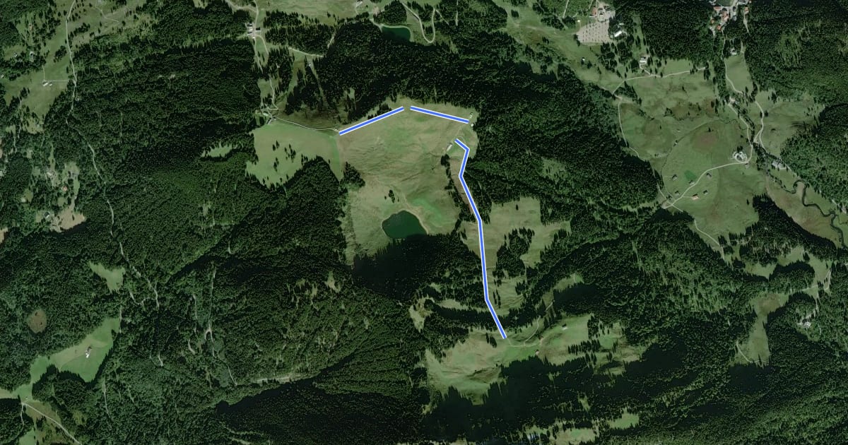 Маршрут Wanderweg 635c Spitzingsee на спутниковом снимке