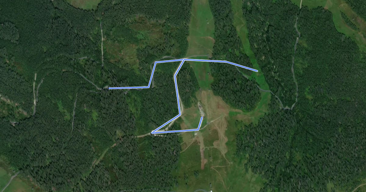 Маршрут Wanderweg 63a на спутниковом снимке