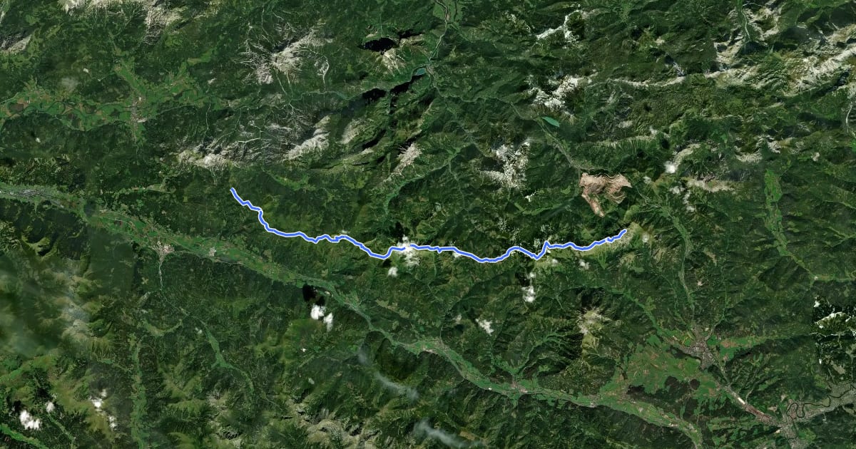 Маршрут Wanderweg 673 - Theklasteig на спутниковом снимке