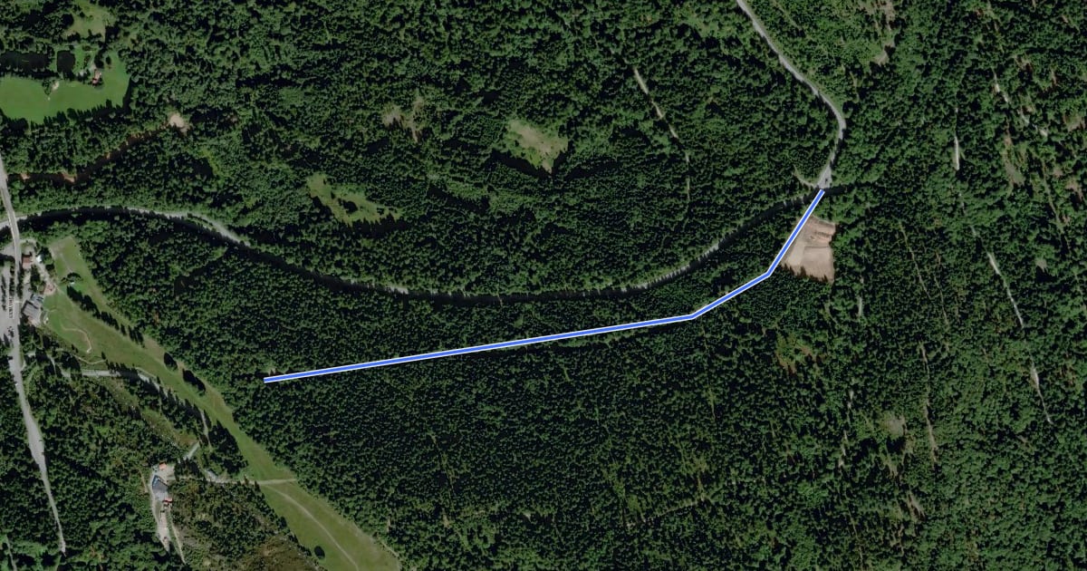 Маршрут Wanderweg 7 на спутниковом снимке