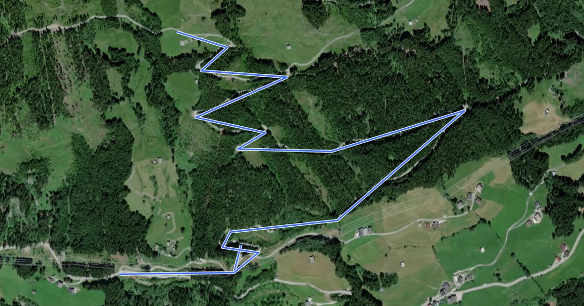 Маршрут Wanderweg 731 - Oberpinzgau на спутниковом снимке