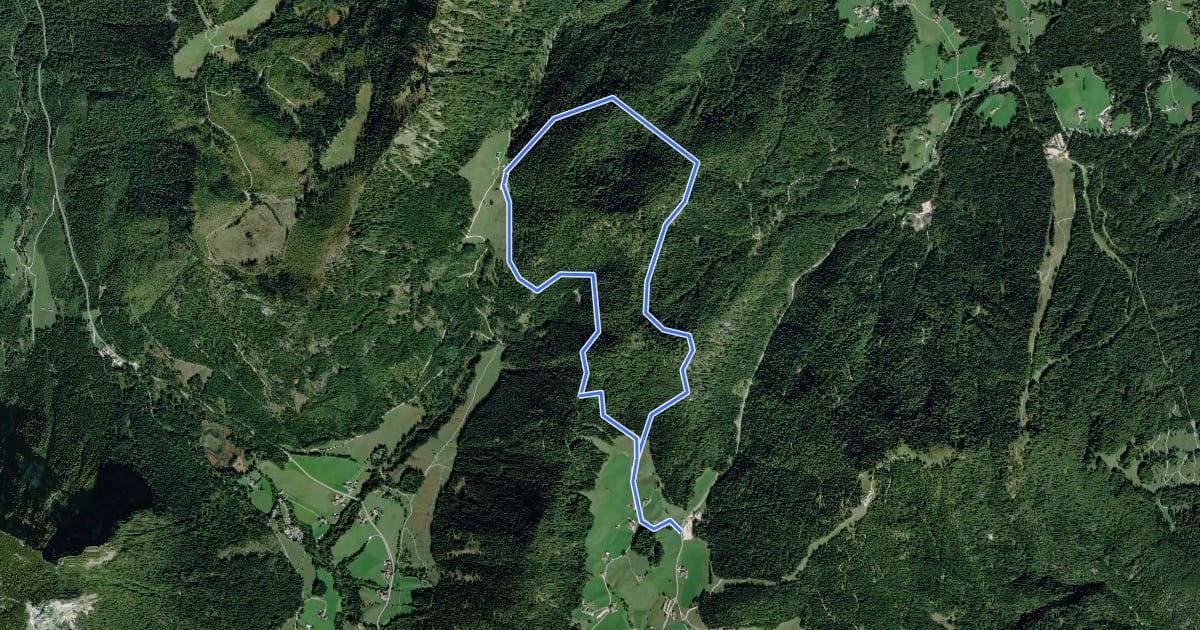 Маршрут Wanderweg 75 (Rund um den Schmuckenstein) на спутниковом снимке