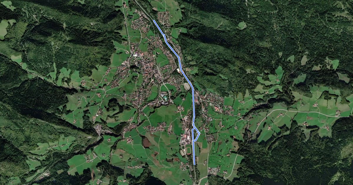 Маршрут Wanderweg 81 Mayer Hias Weg на спутниковом снимке
