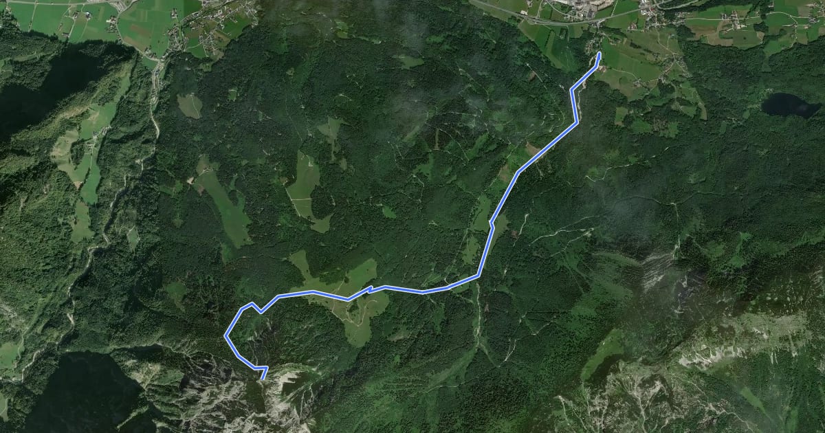 Маршрут Wanderweg 891 Rettenkogel über Sonntagskaralm на спутниковом снимке