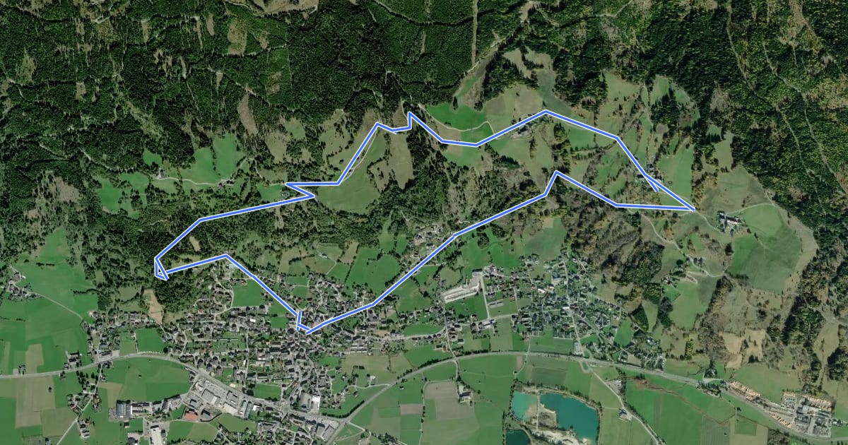 Маршрут Wanderweg 92, Mühlsteig Rundwanderweg на спутниковом снимке