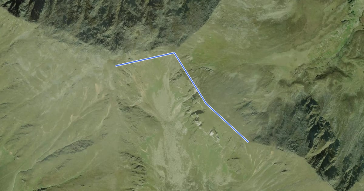Маршрут Wanderweg 928A на спутниковом снимке