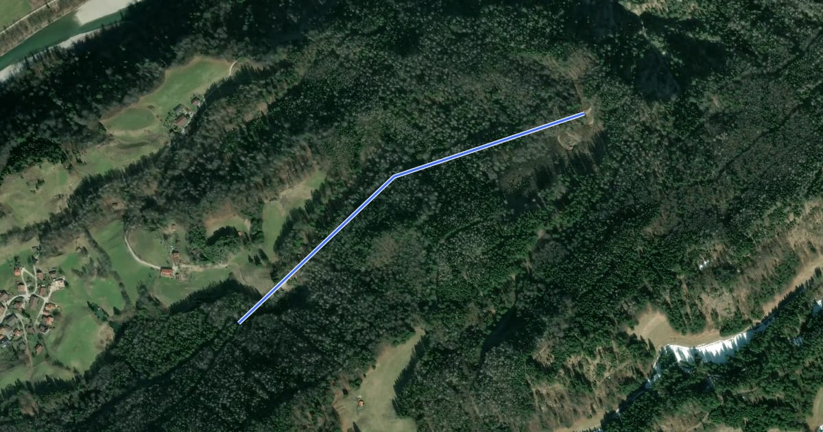 Маршрут Wanderweg 94 - Gscheuerwand на спутниковом снимке