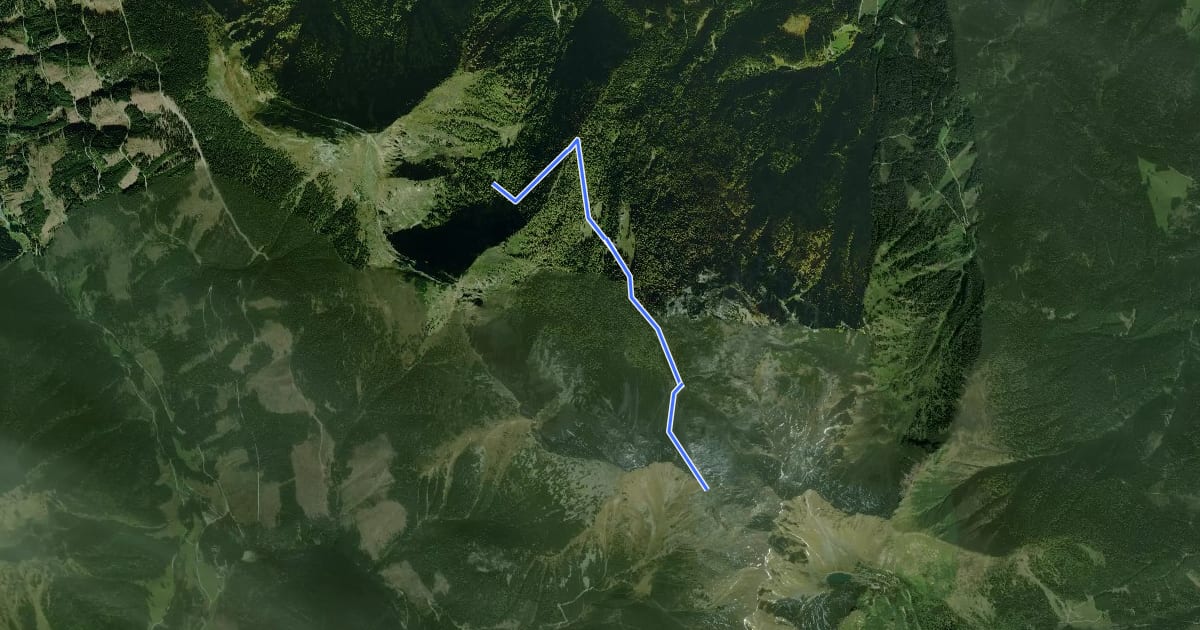 Маршрут Wanderweg 944a на спутниковом снимке